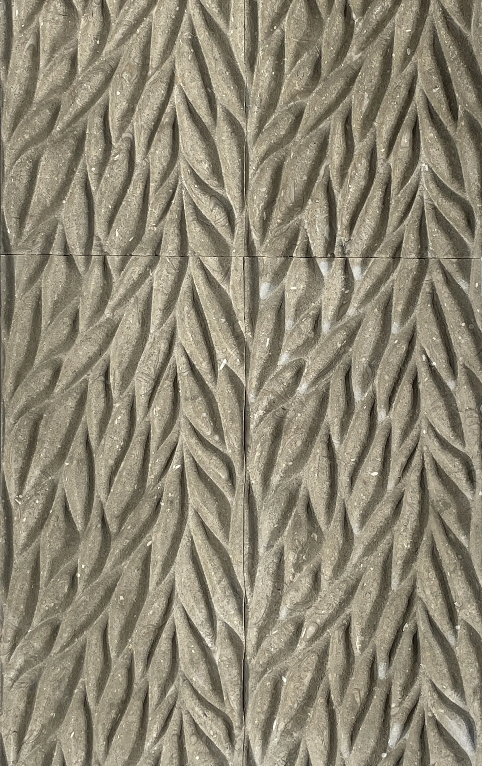 3d leaf design stone wall panels Dubai UAE