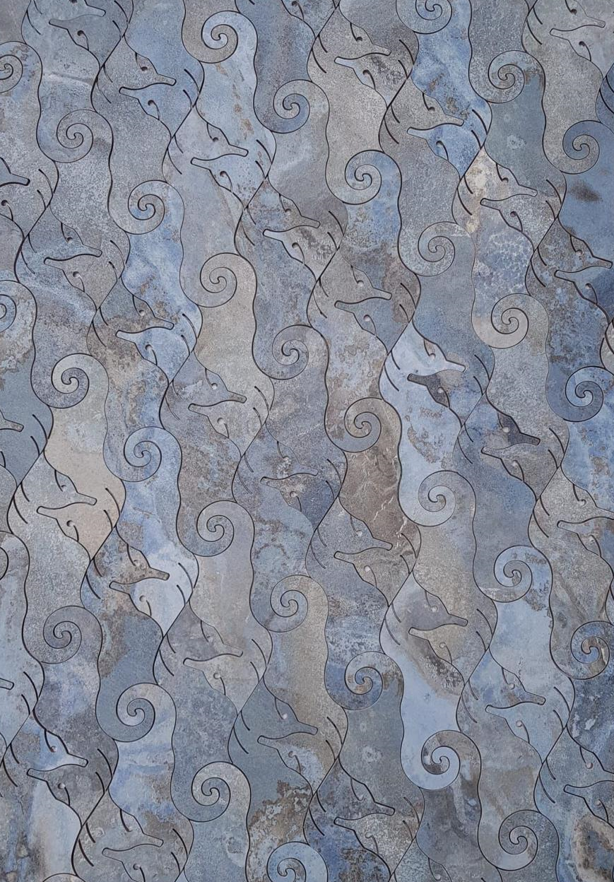 custom design waterjet marble and stone for walls and floor, perfect for luxury interior accents in UAE.