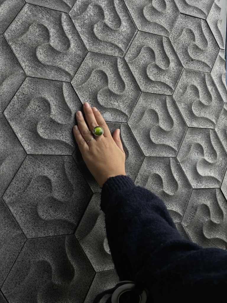 3d hexagonal stone wall tile in UAE