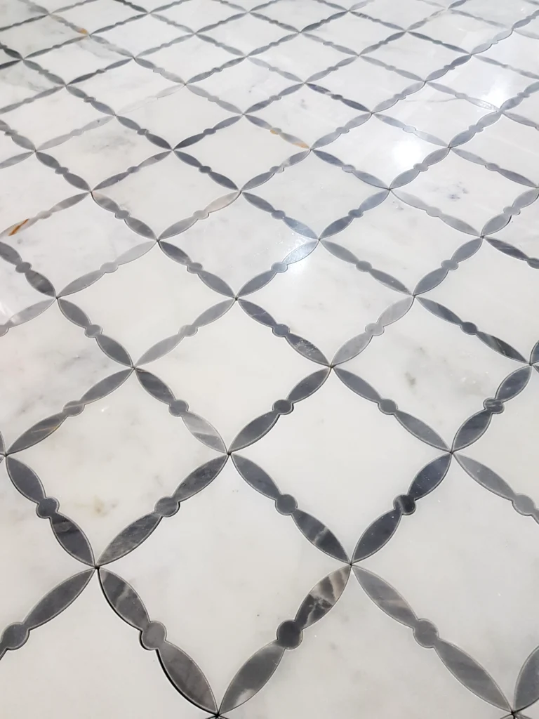 Water Jet Design marble tiles in Dubai UAE