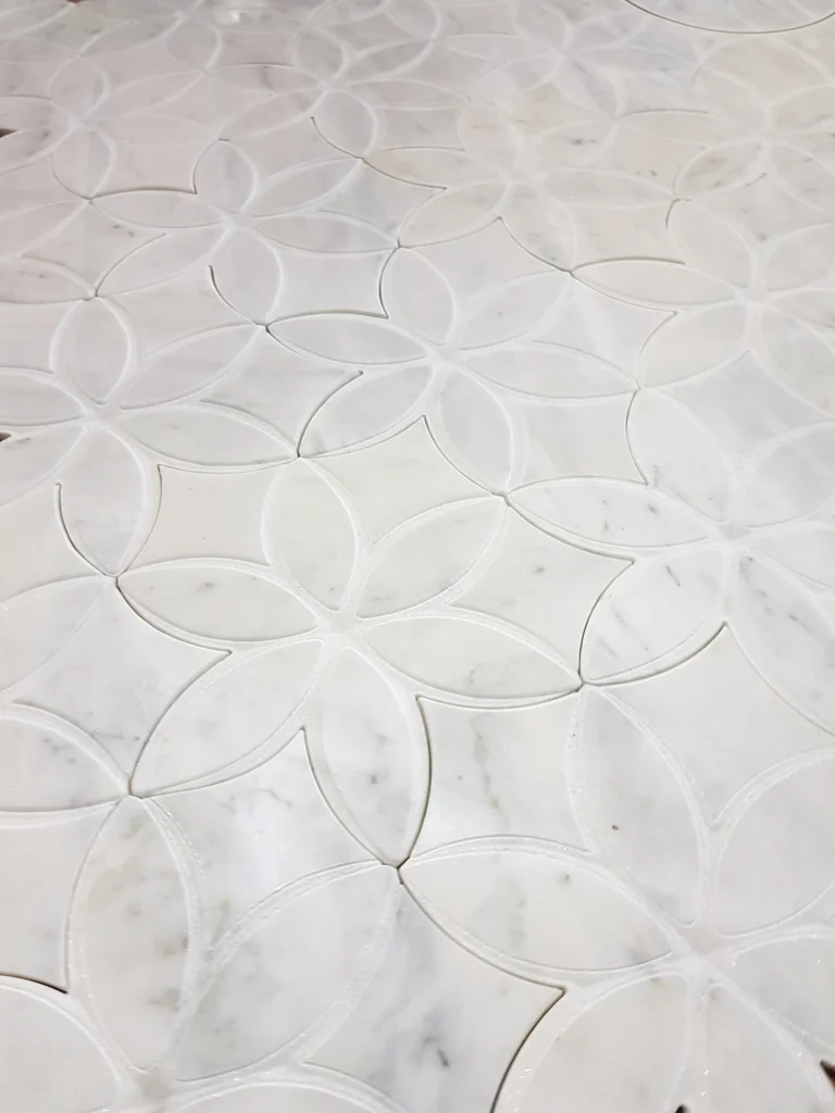 Water Jet Design marble tiles in Dubai UAE